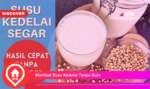 manfaat susu kedelai tanpa gula