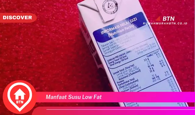 manfaat susu low fat