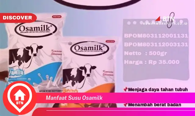 manfaat susu osamilk