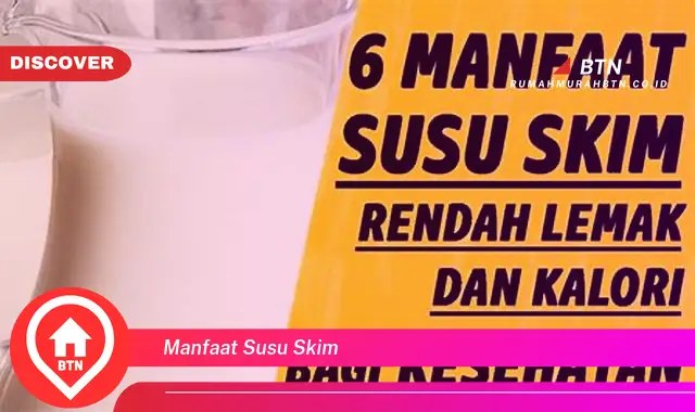 manfaat susu skim