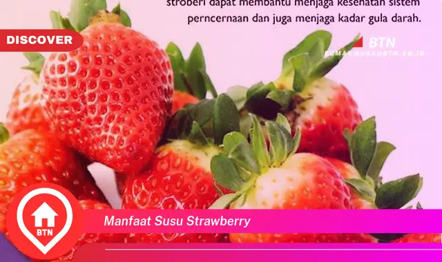 manfaat susu strawberry