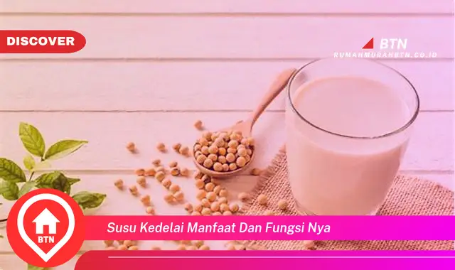 susu kedelai manfaat dan fungsi nya