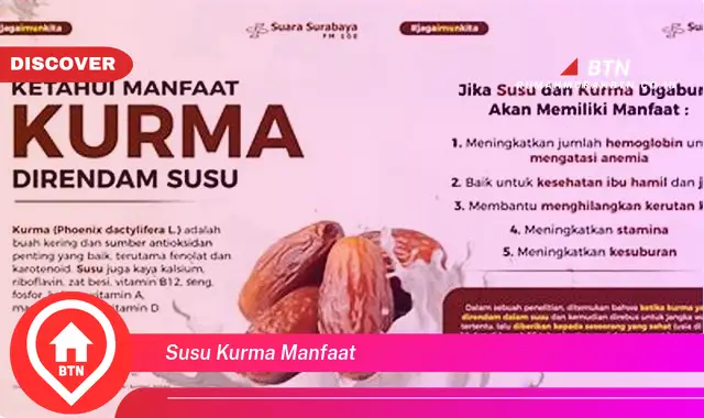 susu kurma manfaat