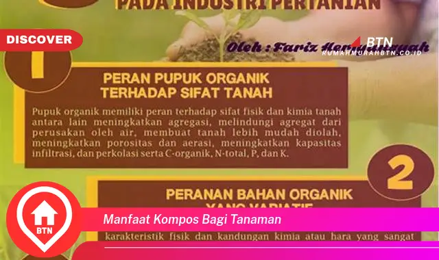 manfaat kompos bagi tanaman