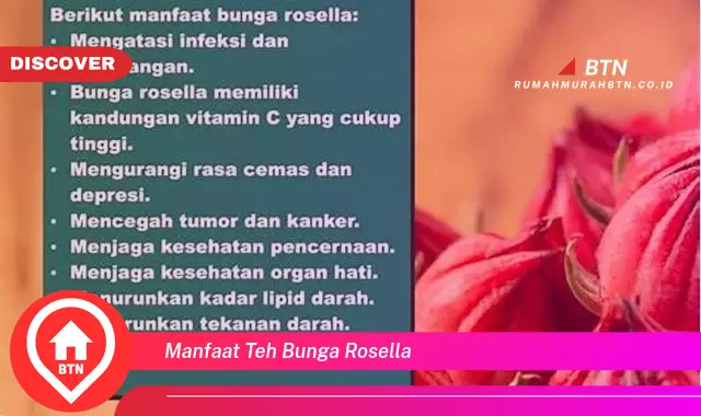 manfaat teh bunga rosella