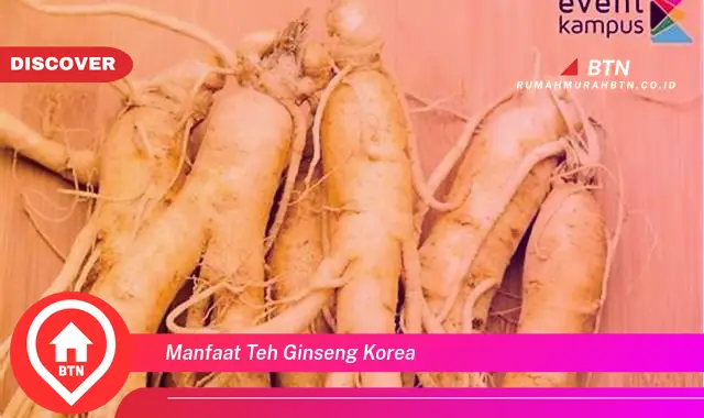 manfaat teh ginseng korea