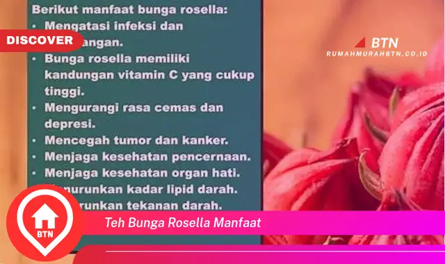 teh bunga rosella manfaat