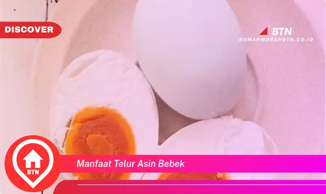 manfaat telur asin bebek