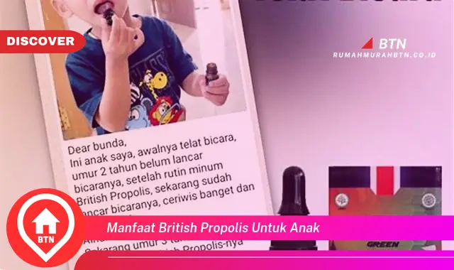 manfaat british propolis untuk anak