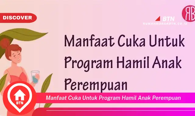 manfaat cuka untuk program hamil anak perempuan