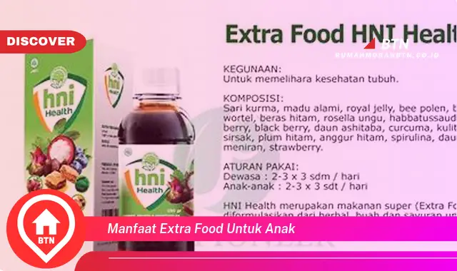 manfaat extra food untuk anak