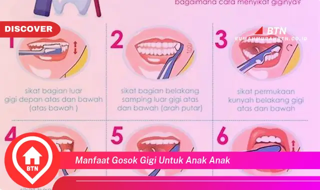 manfaat gosok gigi untuk anak anak