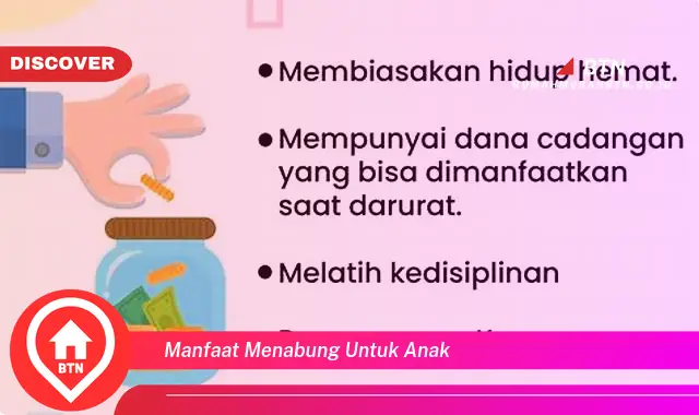 manfaat menabung untuk anak