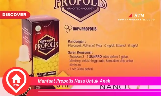 manfaat propolis nasa untuk anak