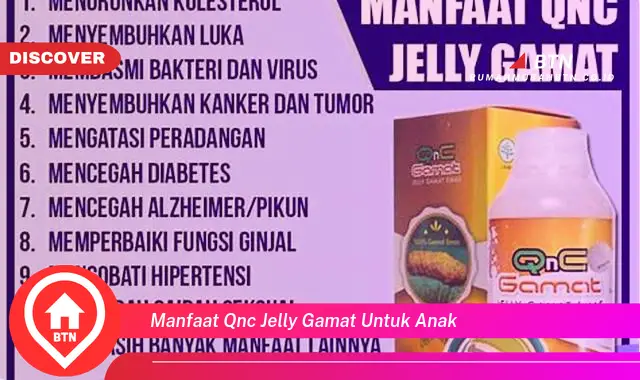 manfaat qnc jelly gamat untuk anak