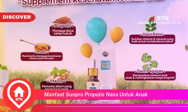 manfaat sunpro propolis nasa untuk anak