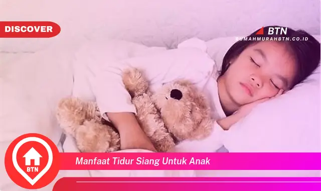 manfaat tidur siang untuk anak