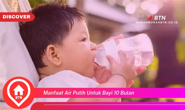 manfaat air putih untuk bayi 10 bulan