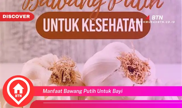 manfaat bawang putih untuk bayi