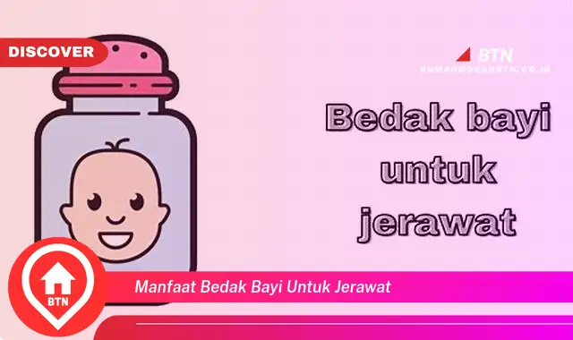 manfaat bedak bayi untuk jerawat