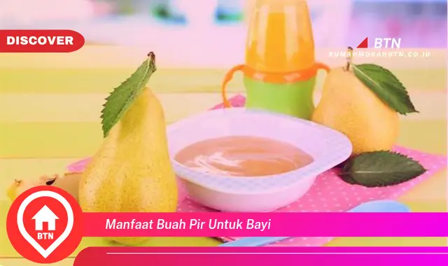 manfaat buah pir untuk bayi