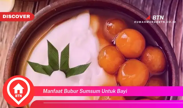 manfaat bubur sumsum untuk bayi