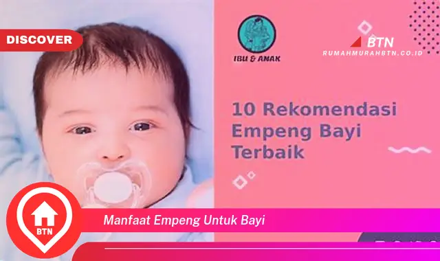 manfaat empeng untuk bayi