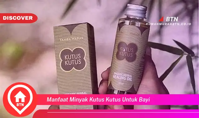 manfaat minyak kutus kutus untuk bayi