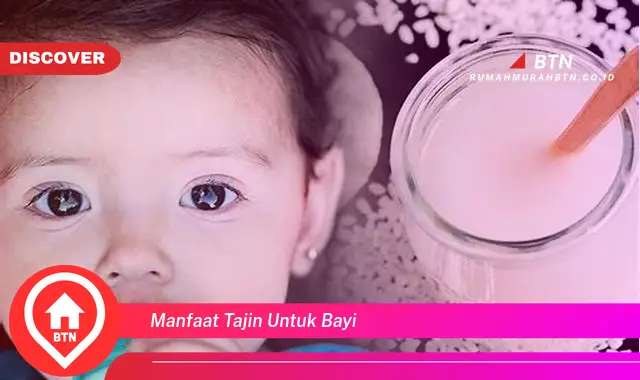 manfaat tajin untuk bayi