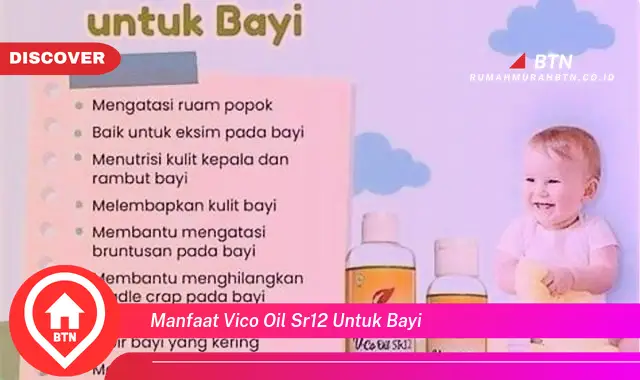 manfaat vico oil sr12 untuk bayi