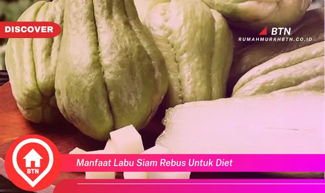 manfaat labu siam rebus untuk diet