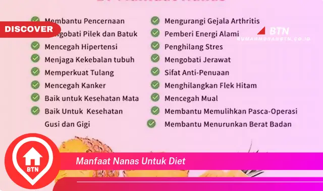 manfaat nanas untuk diet