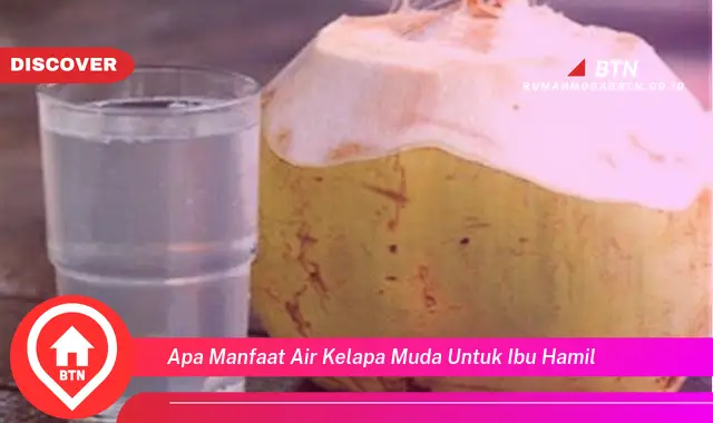 apa manfaat air kelapa muda untuk ibu hamil