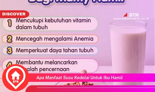 apa manfaat susu kedelai untuk ibu hamil