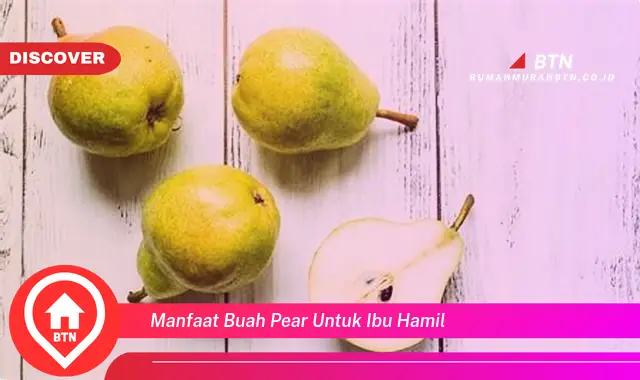 manfaat buah pear untuk ibu hamil