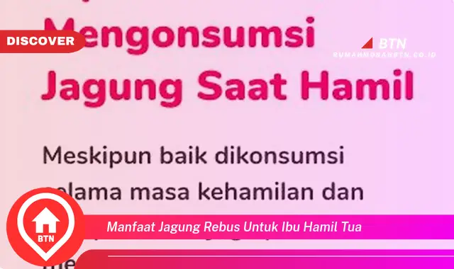 manfaat jagung rebus untuk ibu hamil tua