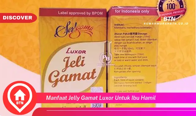 manfaat jelly gamat luxor untuk ibu hamil