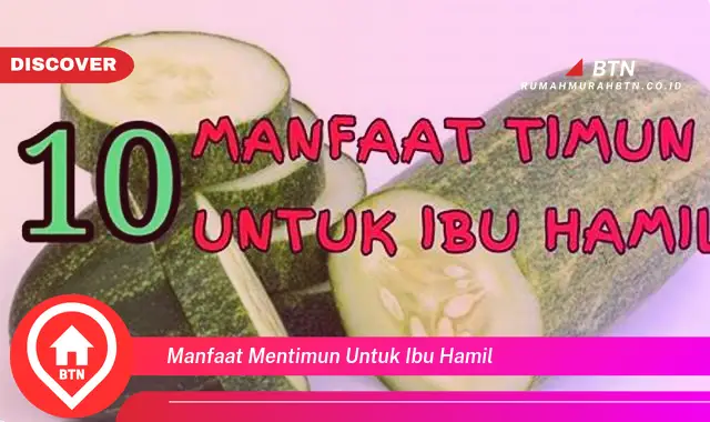 manfaat mentimun untuk ibu hamil