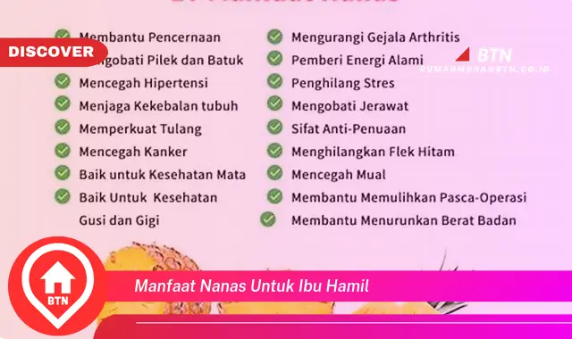 manfaat nanas untuk ibu hamil