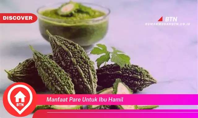 manfaat pare untuk ibu hamil