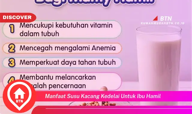 manfaat susu kacang kedelai untuk ibu hamil