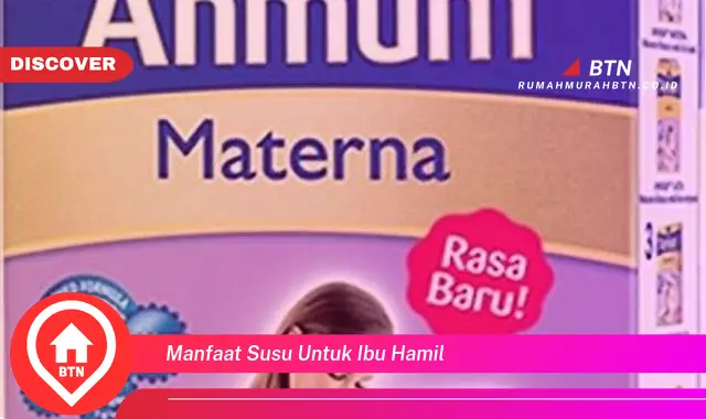 manfaat susu untuk ibu hamil