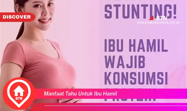 manfaat tahu untuk ibu hamil