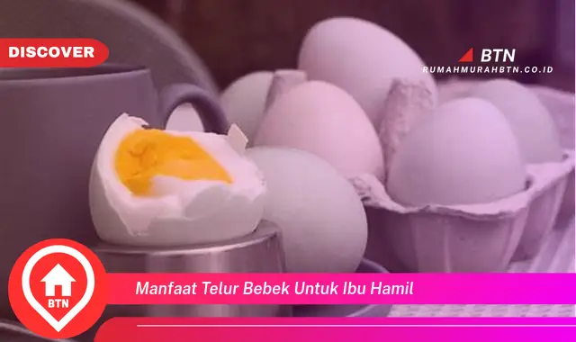 manfaat telur bebek untuk ibu hamil