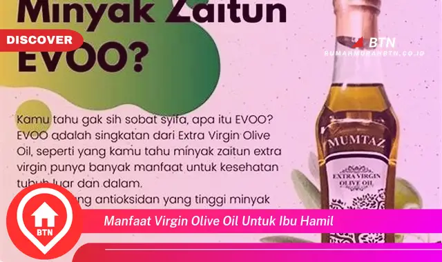 manfaat virgin olive oil untuk ibu hamil