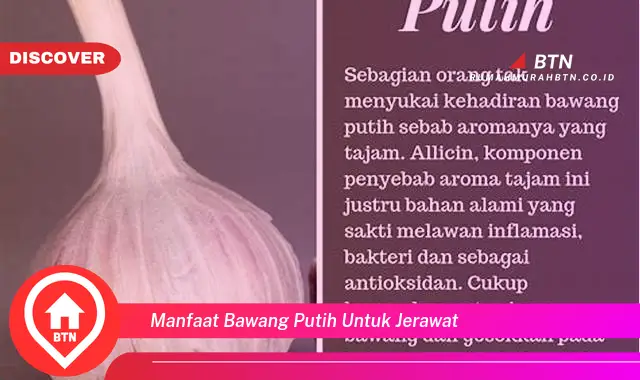 manfaat bawang putih untuk jerawat