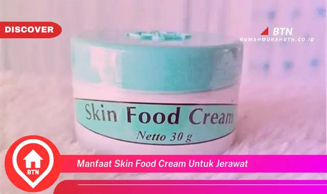 manfaat skin food cream untuk jerawat