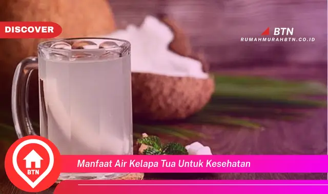 manfaat air kelapa tua untuk kesehatan