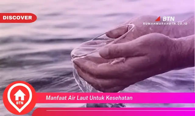 manfaat air laut untuk kesehatan