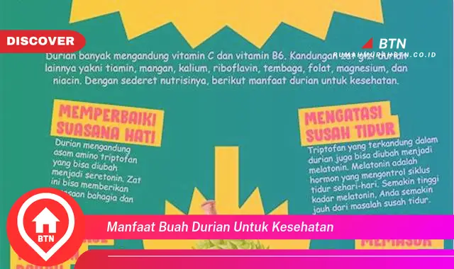 manfaat buah durian untuk kesehatan